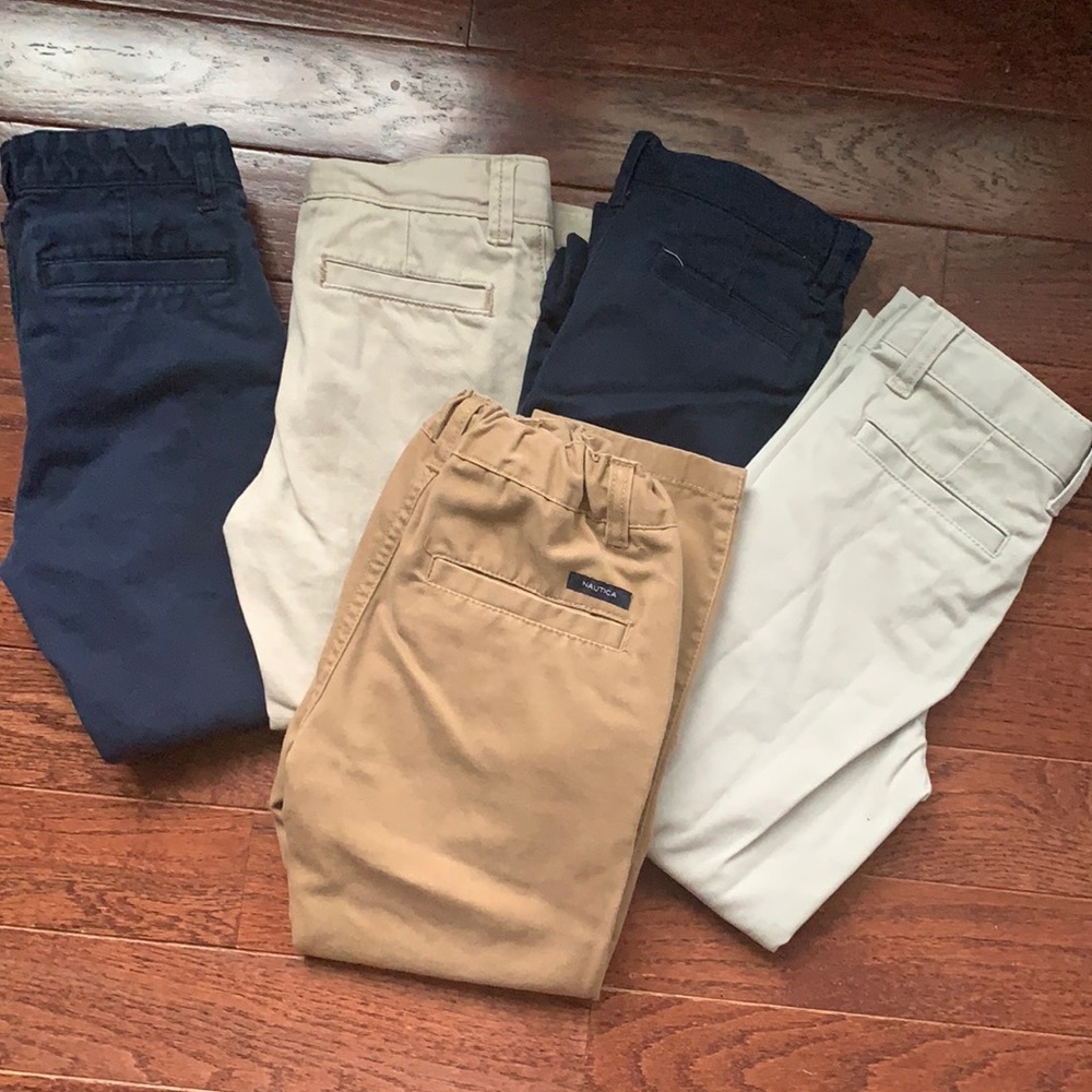 Bundle of Boys Uniform Pants - Size 5/6